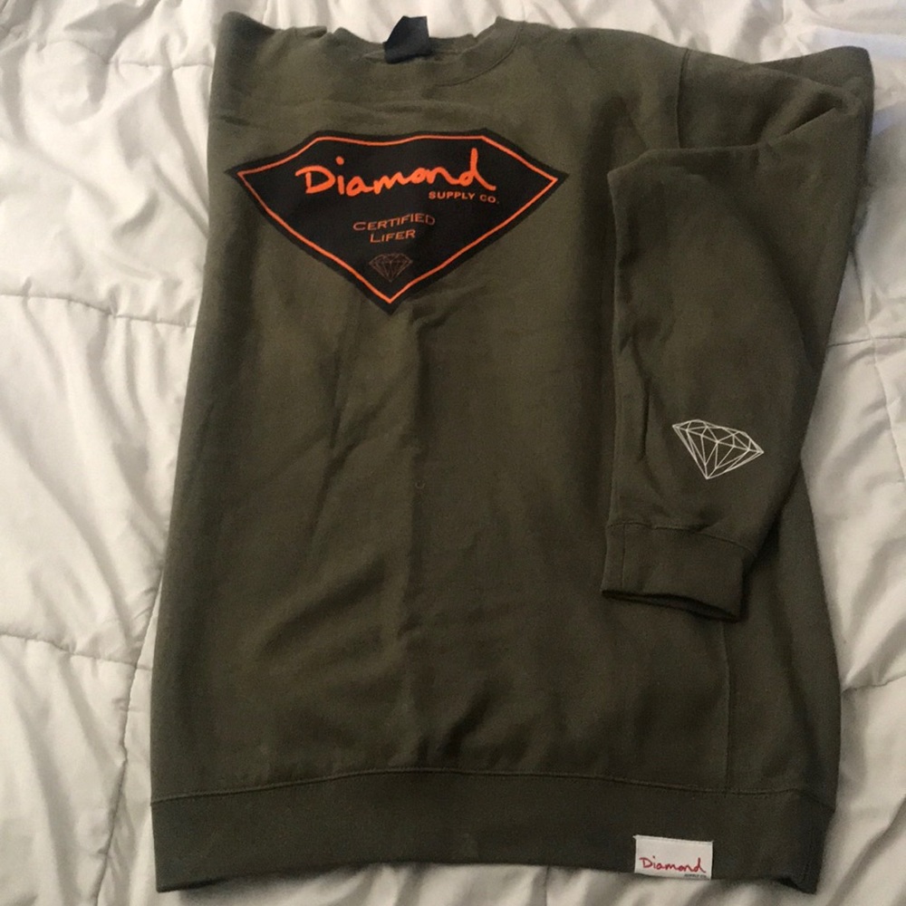 Diamond Supply Co Certified Lifer Crewneck Sweater
